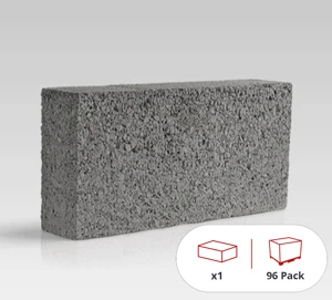 Forterra Conbloc Fenlite Background Concrete Block (215 x 440) x 100mm 7.3N